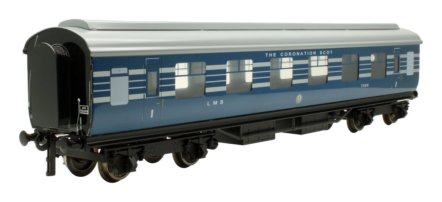 Pre-Owned Set A LMS Blue Coronation Scot Kitchen Stanier Coach