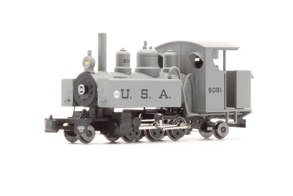 Pre-Owned Baldwin 2-6-2 Grey Black Lettering Steam Locomotive