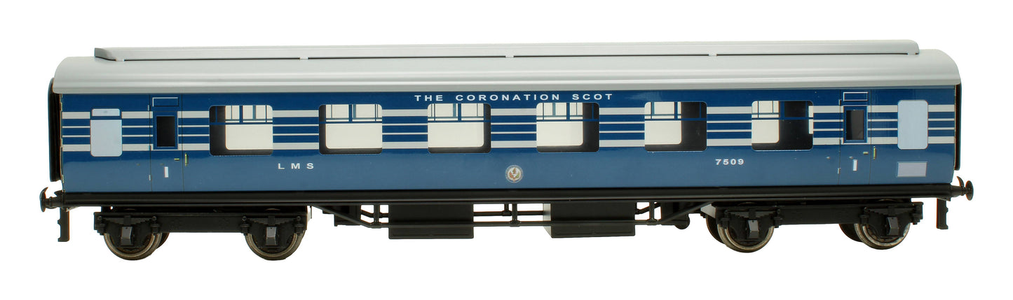 Pre-Owned Set A LMS Blue Coronation Scot Kitchen Stanier Coach