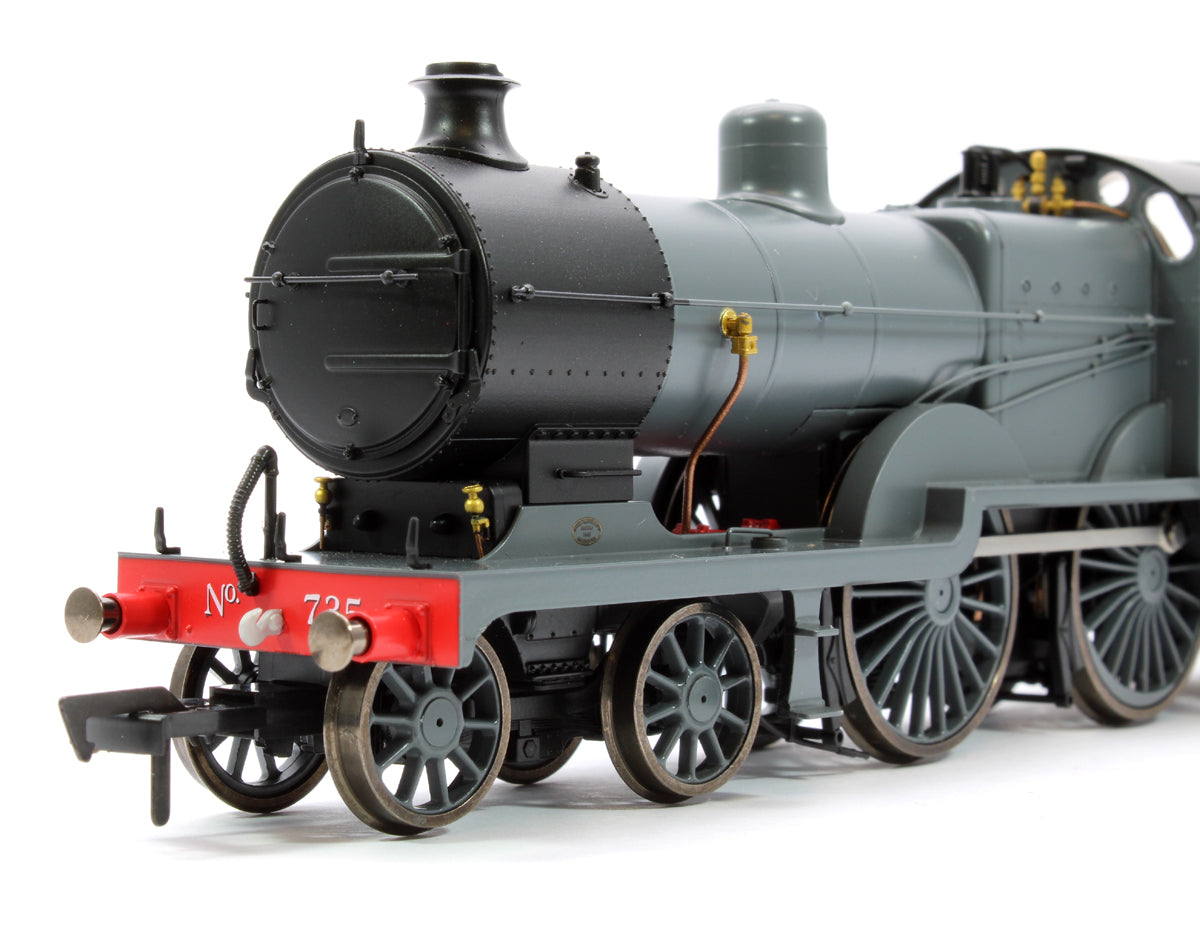 SECR Maunsell D1 Class SECR Grey 4-4-0 Steam Locomotive No.735 (DCC Sound)