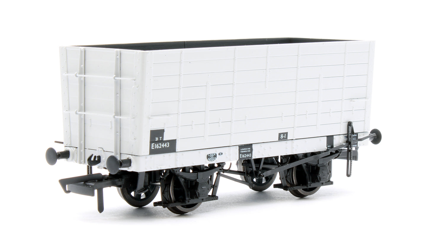 NER 20t Hopper - DGM 12 Hopper - BR Grey, with black panels - Triple Pack