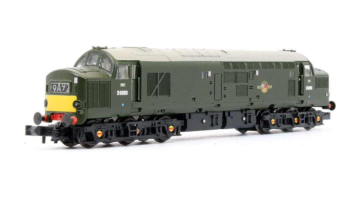Pre-Owned Class 37/0 D6890 BR Green Small Yellow Panels Diesel Locomotive