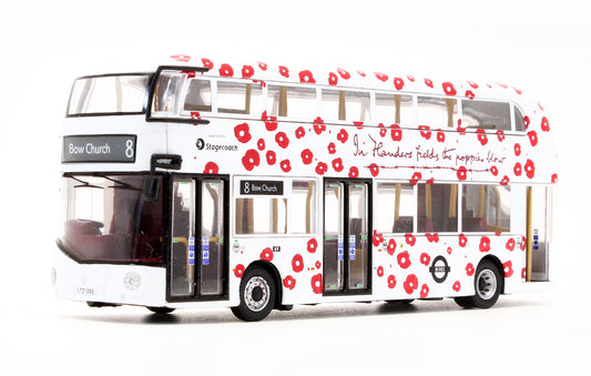 Pre-Owned New Routemaster 8 Bow Church, Remembrance Sunday 2014