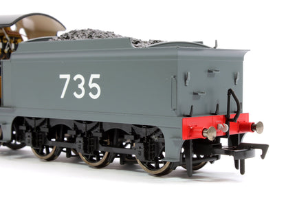 Pre-Owned SECR Maunsell D1 Class SECR Grey 4-4-0 Steam Locomotive No.735