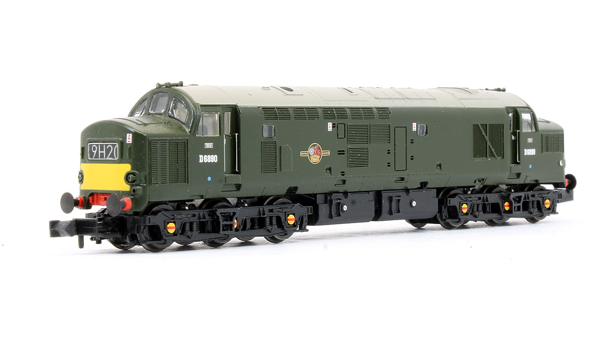Pre-Owned Class 37/0 D6890 BR Green Small Yellow Panels Diesel Locomotive