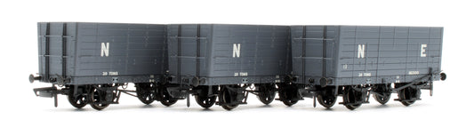 NER 20t Hopper - DGM 12 Hopper - LNER Grey - Triple Pack