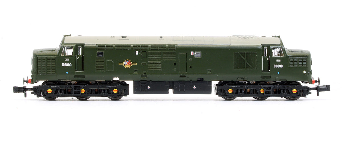 Pre-Owned Class 37/0 D6890 BR Green Small Yellow Panels Diesel Locomotive