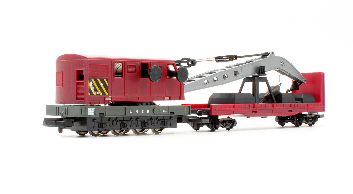 Pre-Owned LNER Breakdown Crane And Support Wagon