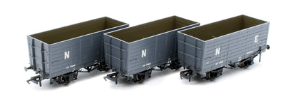 NER 20t Hopper - DGM 12 Hopper - LNER Grey - Triple Pack