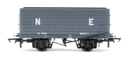 NER 20t Hopper - DGM 12 Hopper - LNER Grey - Triple Pack