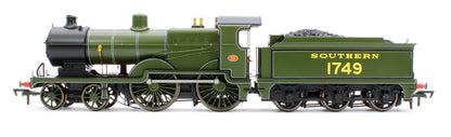 SECR Maunsell D1 Class Southern SR Maunsell Olive Green 4-4-0 Steam Locomotive No.1749