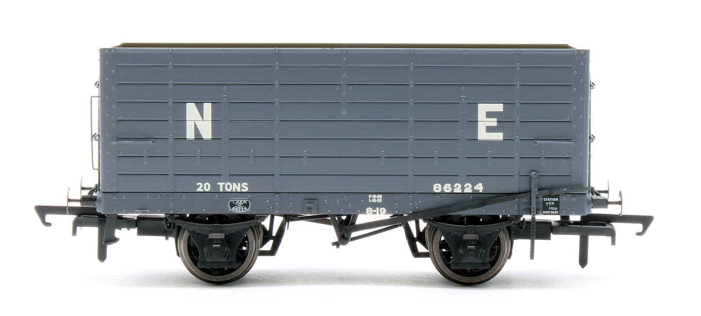NER 20t Hopper - DGM 12 Hopper - LNER Grey - Triple Pack