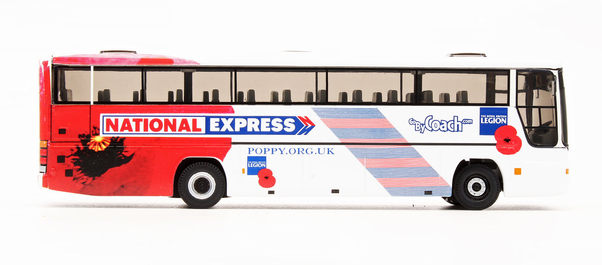 Pre-Owned OM43305 Plaxton Premiere National Express poppy Appeal