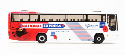 Pre-Owned OM43305 Plaxton Premiere National Express poppy Appeal