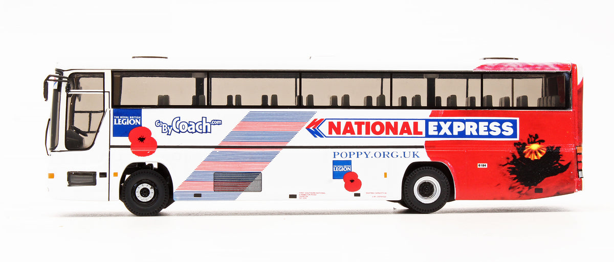 Pre-Owned OM43305 Plaxton Premiere National Express poppy Appeal