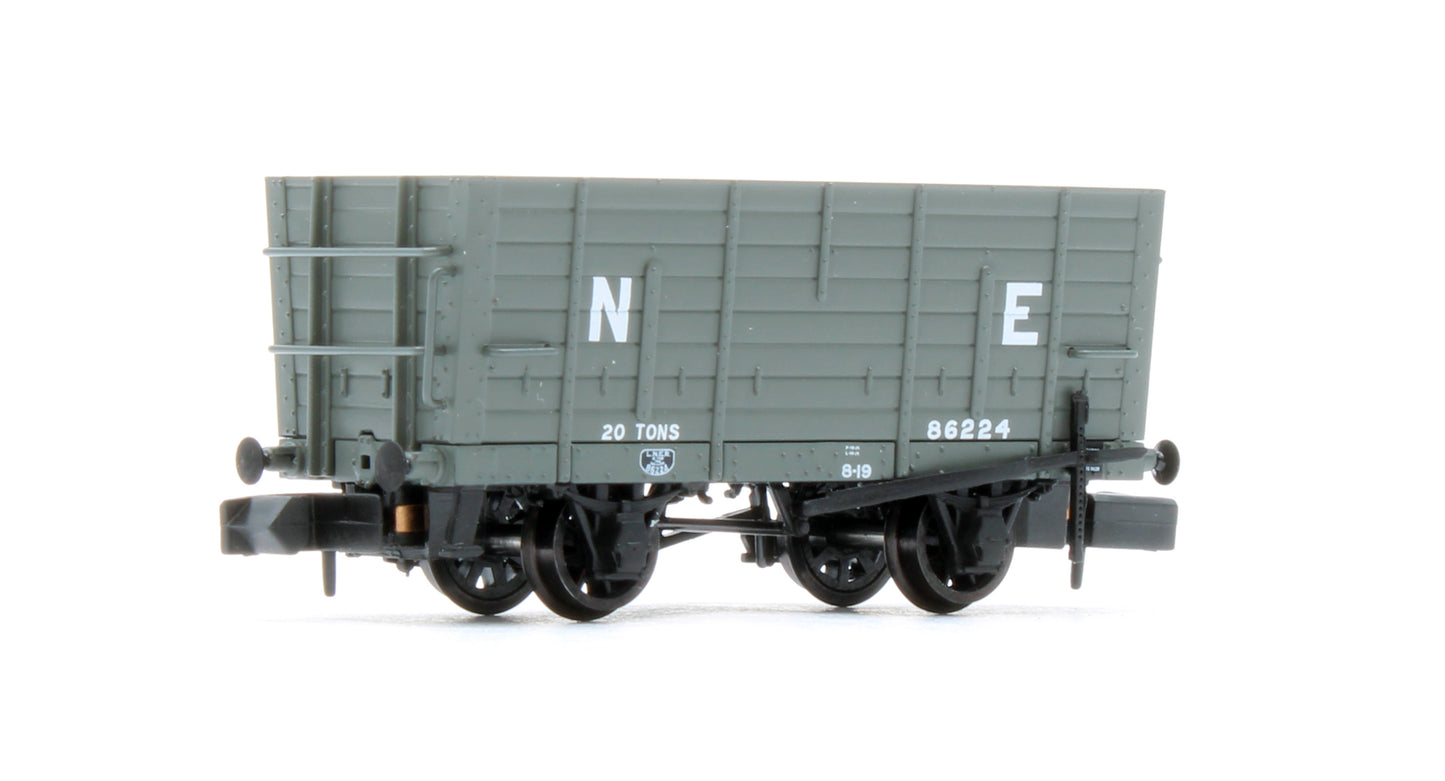 373-376 LNER D12 Coal Hopper LNER Grey No.86224
