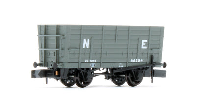 373-376 LNER D12 Coal Hopper LNER Grey No.86224