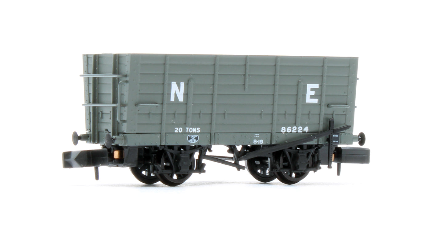 373-376 LNER D12 Coal Hopper LNER Grey No.86224