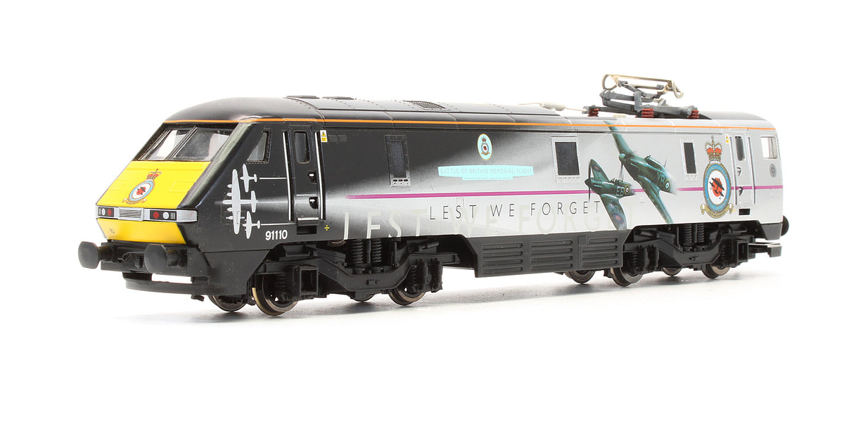 Pre-Owned East Coast 'Battle Of Britain Memorial Flight' Class 91 No.91110 Electric Locomotive - Limited Edition