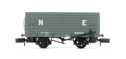 373-376 LNER D12 Coal Hopper LNER Grey No.86224