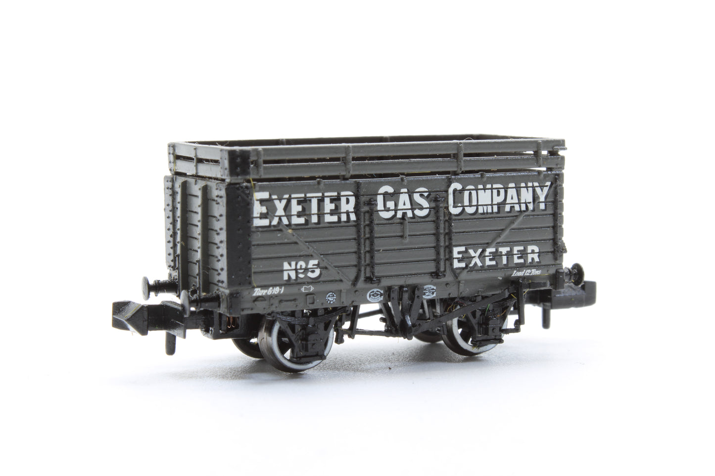 Pre-Owned 7 Plank Wagon With Coke Rails 'Exeter Gas Company' No.5