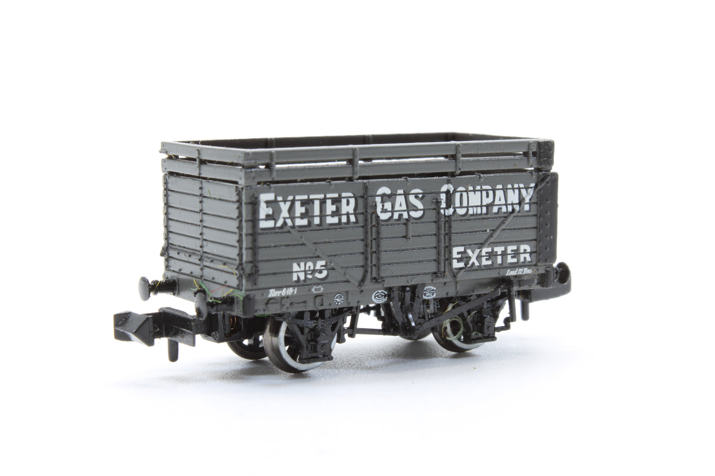 Pre-Owned 7 Plank Wagon With Coke Rails 'Exeter Gas Company' No.5