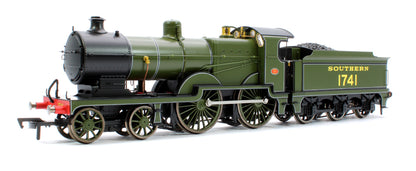 SECR Maunsell D1 Class Southern SR Maunsell Olive Green 4-4-0 Steam Locomotive (with Top Feed) No.1741 (DCC Sound)