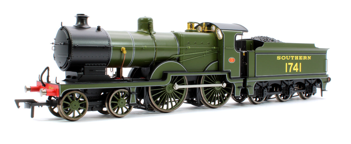 SECR Maunsell D1 Class Southern SR Maunsell Olive Green 4-4-0 Steam Locomotive (with Top Feed) No.1741