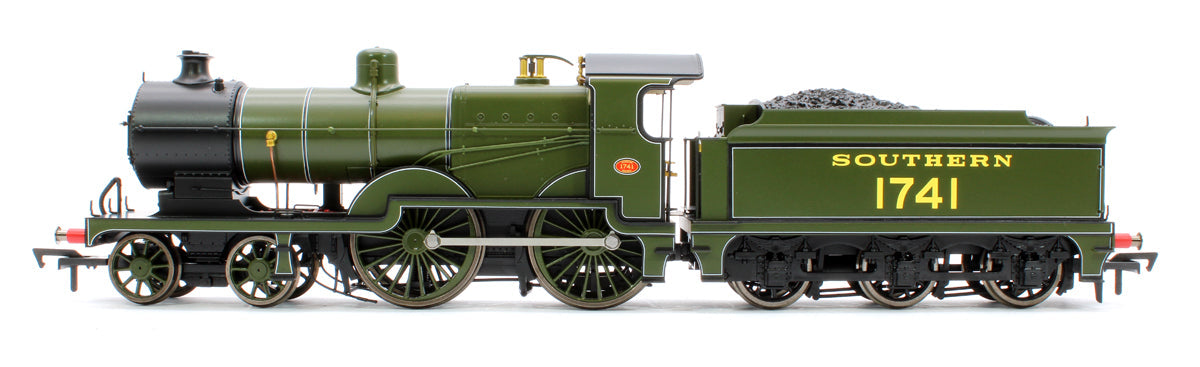 Pre-Owned 4S-028-003 SECR Maunsell D1 Class Southern SR Maunsell Olive Green 4-4-0 Steam Locomotive (with Top Feed) No.1741