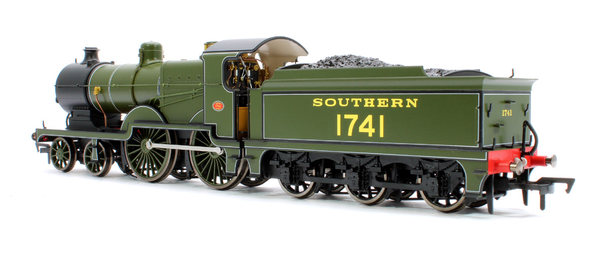 SECR Maunsell D1 Class Southern SR Maunsell Olive Green 4-4-0 Steam Locomotive (with Top Feed) No.1741