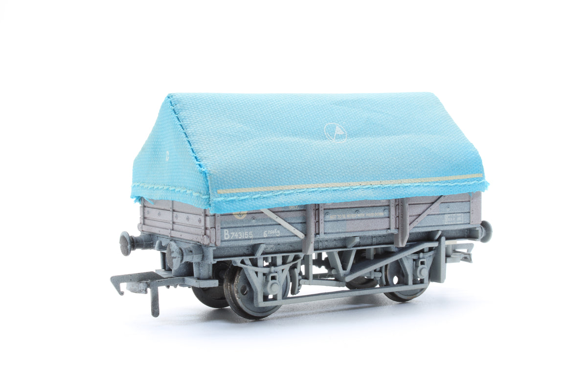 Pre-Owned BR Bauxite China Clay Wagon With Hood (Weathered)