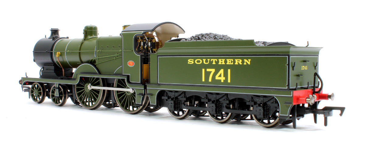 Pre-Owned 4S-028-003 SECR Maunsell D1 Class Southern SR Maunsell Olive Green 4-4-0 Steam Locomotive (with Top Feed) No.1741