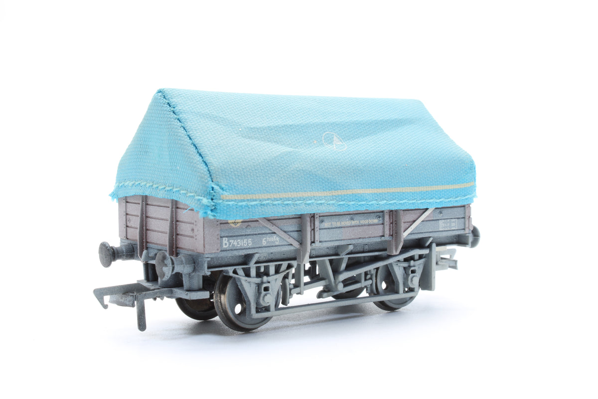 Pre-Owned BR Bauxite China Clay Wagon With Hood (Weathered)