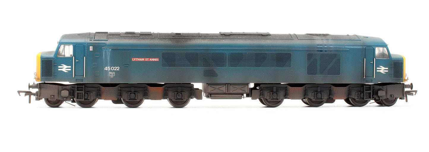 Pre-Owned Class 45/0 45022 'Lytham St.Annes' BR Blue Diesel Locomotive - DCC Sound - Custom Weathered - Regional Exclusive Edition
