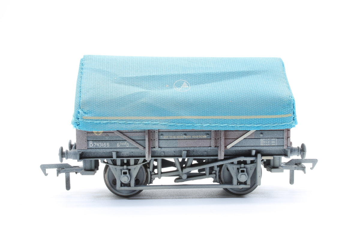 Pre-Owned BR Bauxite China Clay Wagon With Hood (Weathered)