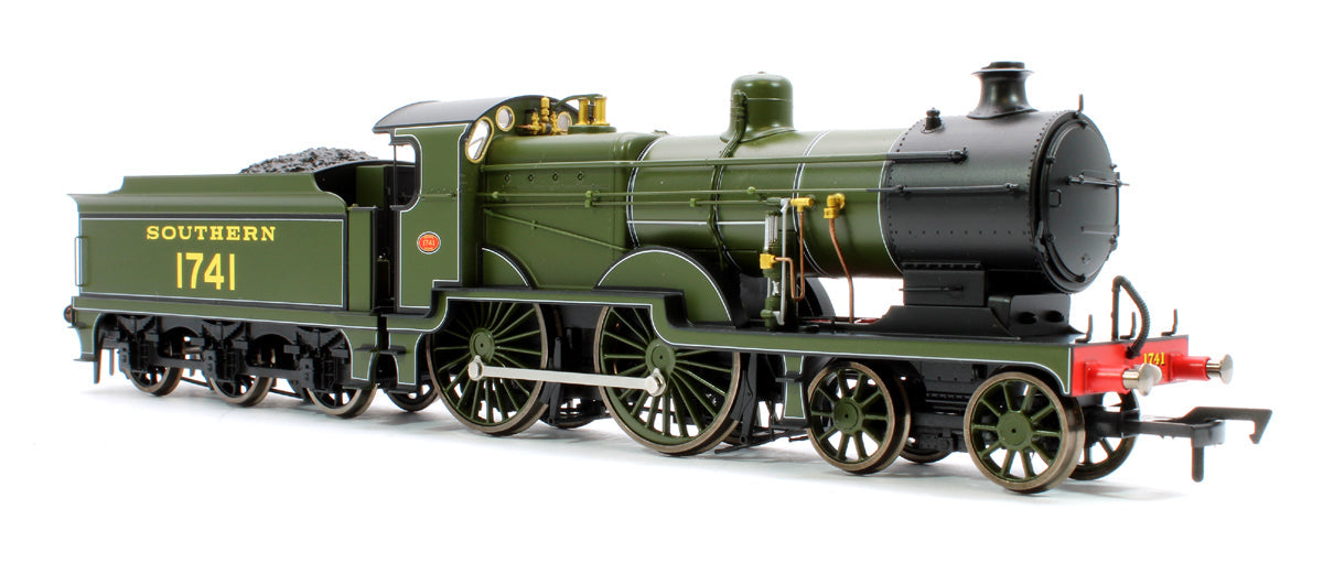Pre-Owned 4S-028-003 SECR Maunsell D1 Class Southern SR Maunsell Olive Green 4-4-0 Steam Locomotive (with Top Feed) No.1741
