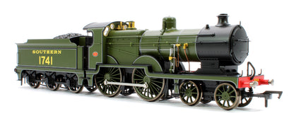 Pre-Owned 4S-028-003 SECR Maunsell D1 Class Southern SR Maunsell Olive Green 4-4-0 Steam Locomotive (with Top Feed) No.1741