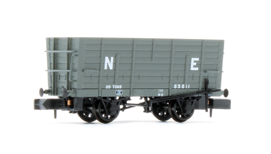 373-376A LNER D12 Coal Hopper LNER Grey No.53511