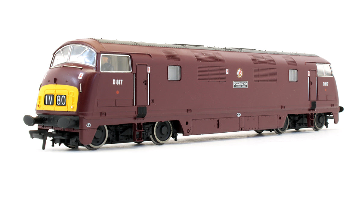 Pre-Owned Class 42 Warship D817 'Foxhound' BR Maroon Diesel Locomotive