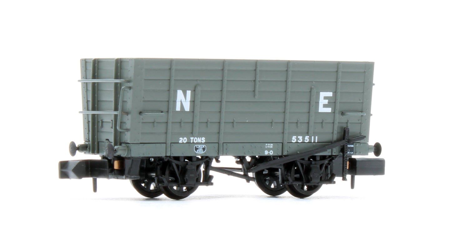 373-376A LNER D12 Coal Hopper LNER Grey No.53511