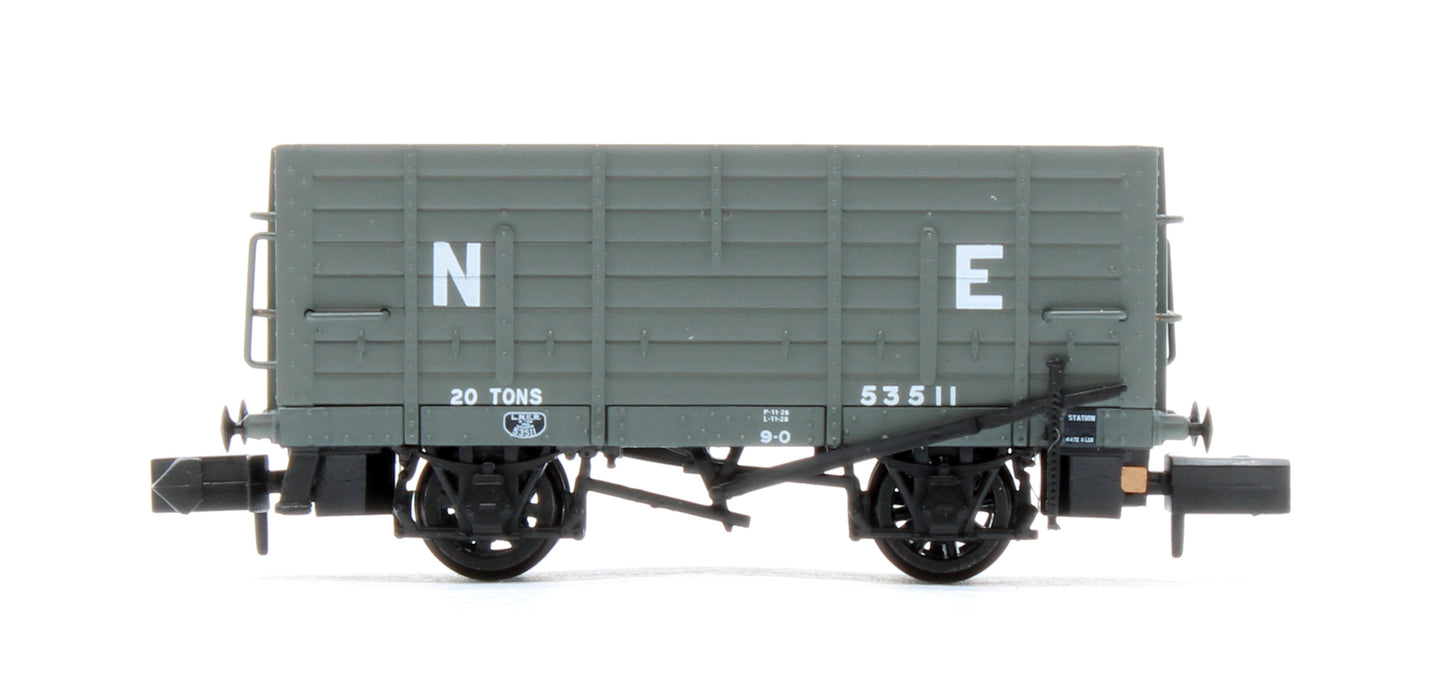 373-376A LNER D12 Coal Hopper LNER Grey No.53511