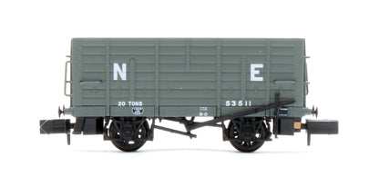 373-376A LNER D12 Coal Hopper LNER Grey No.53511