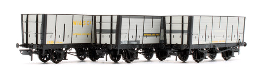 NER 20t Hopper - DGM 12 Hopper - United Steel Company Grey - Triple Pack