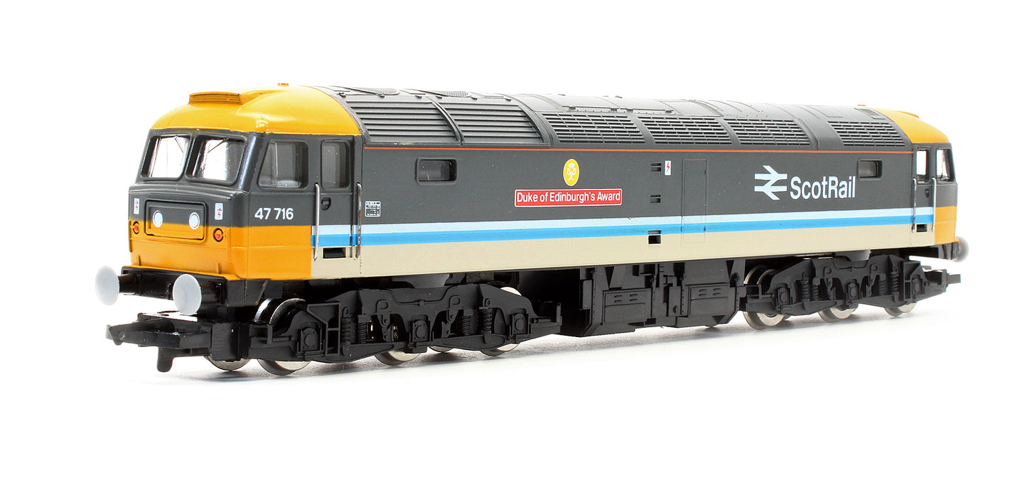 Pre-Owned Scotrail Class 47716 'Duke Of Edinburgh's Award' Diesel Locomotive