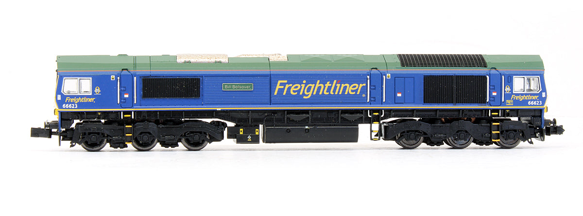 Pre-Owned Class 66623 Freightliner Blue 'Bill Bolsover' Diesel Locomotive