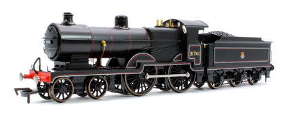 SECR Maunsell D1 Class BR Black (Early Crest) 4-4-0 Steam Locomotive No.31741 (DCC Sound)