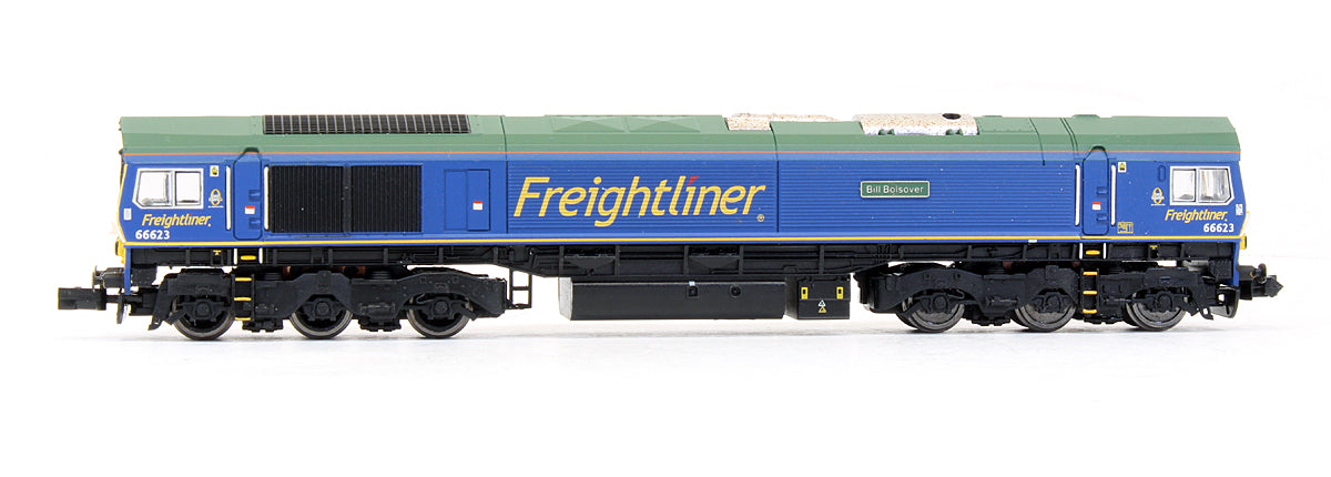 Pre-Owned Class 66623 Freightliner Blue 'Bill Bolsover' Diesel Locomotive