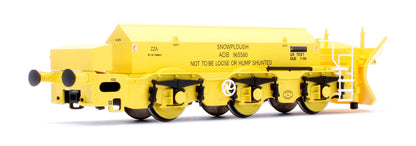 Beilhack Snowplough ZZA ADB965580/581 BR yellow (ex Class 40) Twin Pack