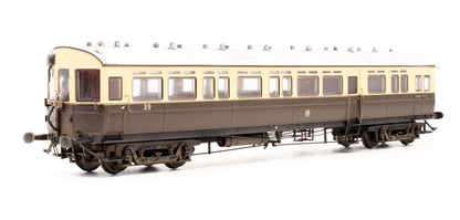 Pre-Owned 4P-004-004 Autocoach GWR Shirt Button 39 Chocolate & Cream - Custom Weathered