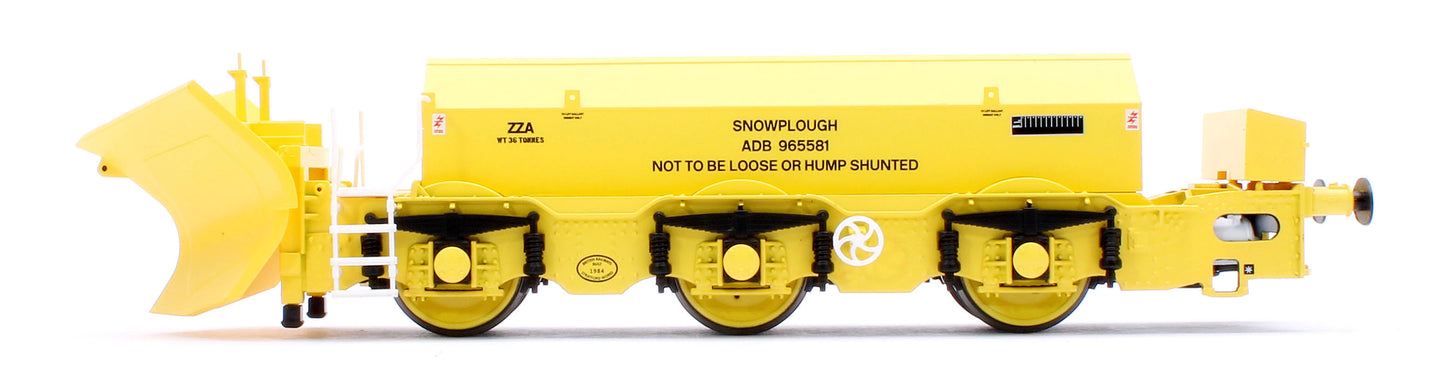 Beilhack Snowplough ZZA ADB965580/581 BR yellow (ex Class 40) Twin Pack